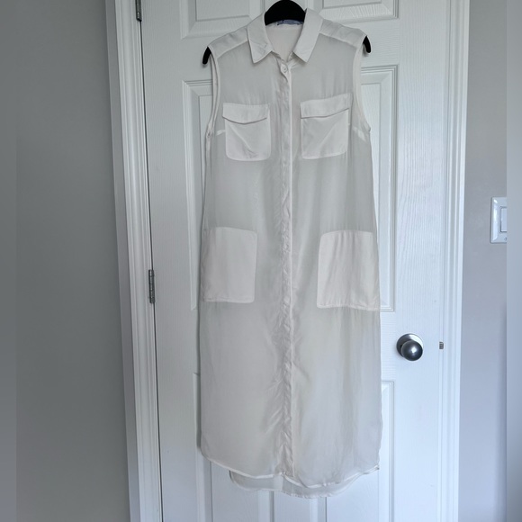 T by Alexander Wang Silk Sleeveless Dress - Picture 3 of 9